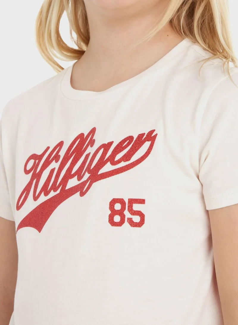 TOMMY HILFIGER Kids Hilfiger Script T-Shirt