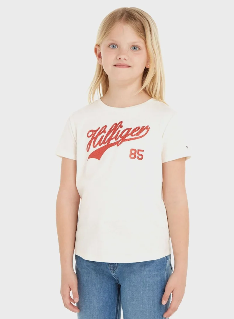TOMMY HILFIGER Kids Hilfiger Script T-Shirt