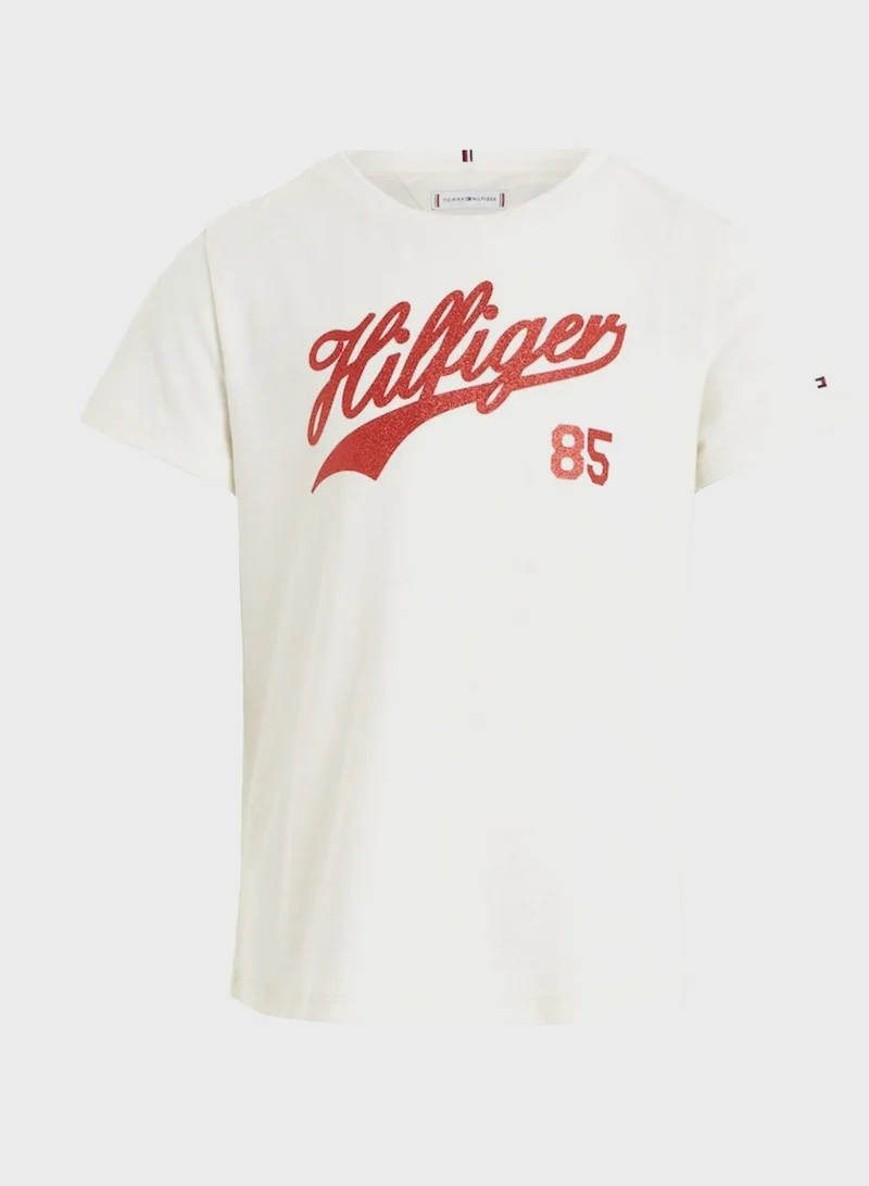 TOMMY HILFIGER Kids Hilfiger Script T-Shirt