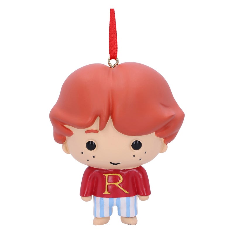 Nemesis Now Chibi Festive Decorative Harry Potter Ron Hanging Ornament  7.5cm  Red - Image 1