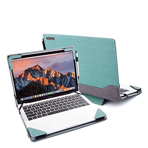 Berfea Protective Cover Case for Acer Chromebook 314 CB314-1H,514 CB514,Chromebook 314 C933/C933T,Extensa EX214, Gateway CBO314 14 inch Laptop Notebook Sleeve PU Leather Hard Case Shell - Image 1