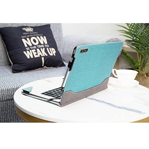 Berfea Protective Cover Case for Acer Chromebook 314 CB314-1H,514 CB514,Chromebook 314 C933/C933T,Extensa EX214, Gateway CBO314 14 inch Laptop Notebook Sleeve PU Leather Hard Case Shell - Image 3