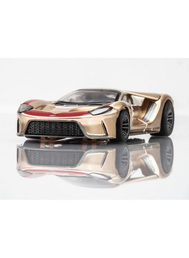 AFX/Racemasters Ford GT Heritage #5 Gold AFX22061 HO Slot Racing Cars - Image 3