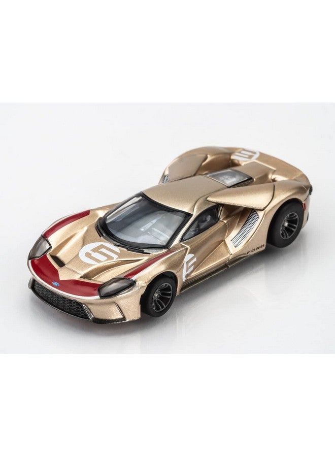 AFX/Racemasters Ford GT Heritage #5 Gold AFX22061 HO Slot Racing Cars - Image 2