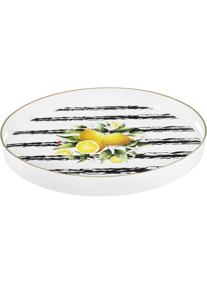 Alsaif Plastic Serving Topper 42 Cm Round White  - Image 1