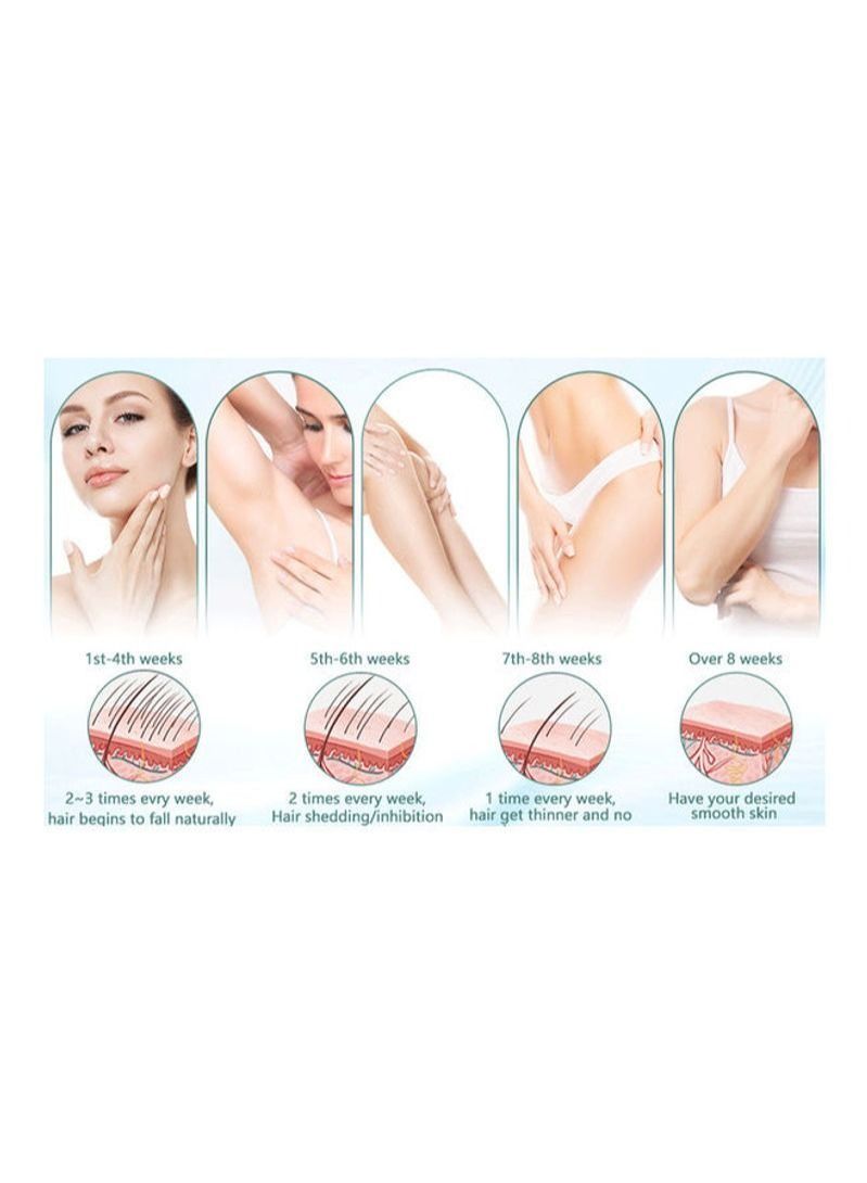 Generic 900000 Flashes Permanent IPL Laser Hair Removal Electric Epilator Machine White 16.8 x 11.2 x 7.8cm  - Image 5