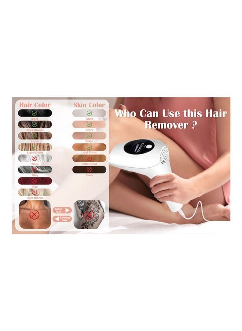 Generic 900000 Flashes Permanent IPL Laser Hair Removal Electric Epilator Machine White 16.8 x 11.2 x 7.8cm  - Image 4