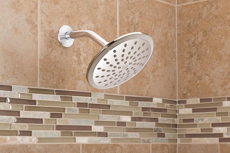 MOEN رأس دش مطري ثابت بعرض 8 إنش من موين بالكروم 6345 - Image 3