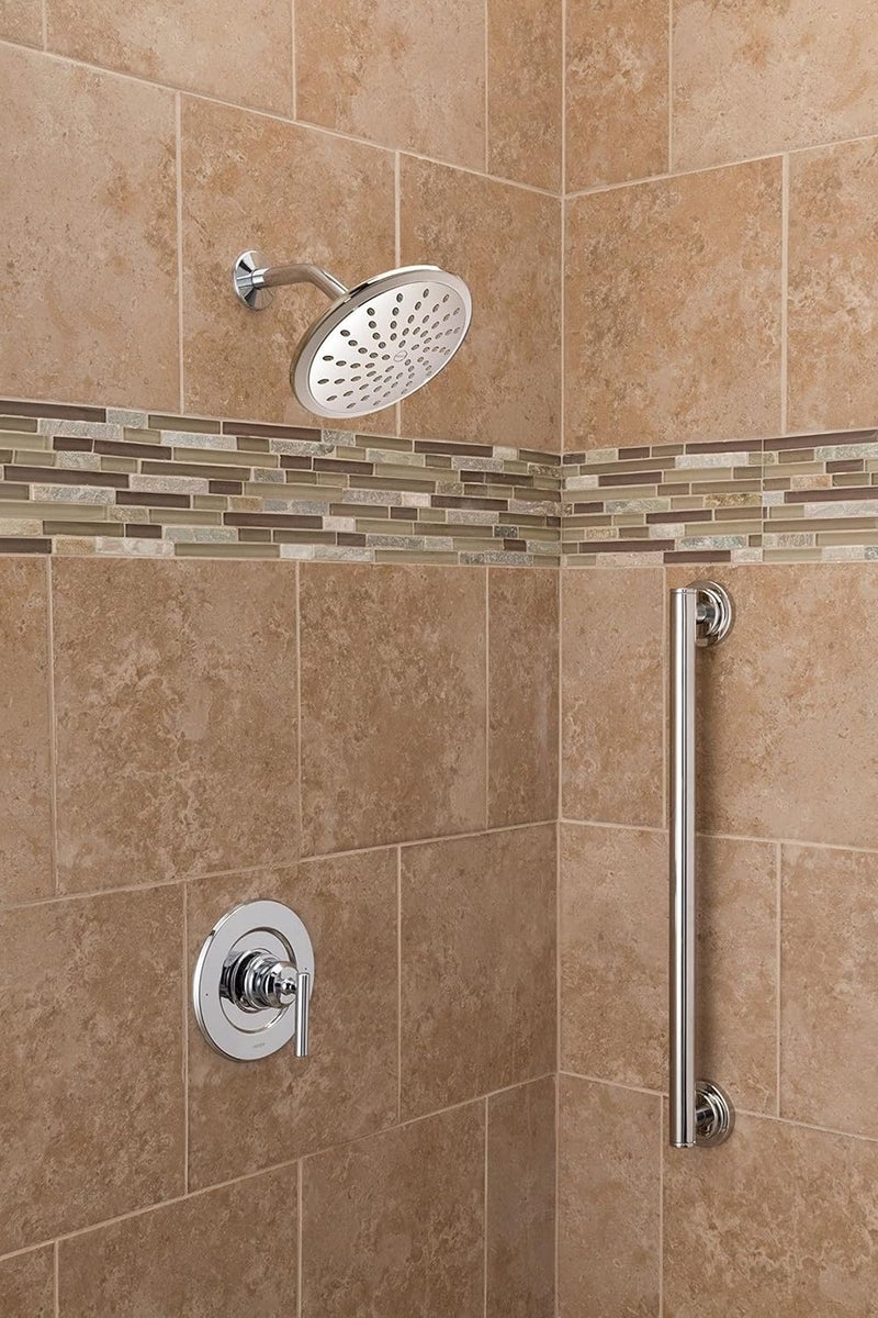 MOEN رأس دش مطري ثابت بعرض 8 إنش من موين بالكروم 6345 - Image 5