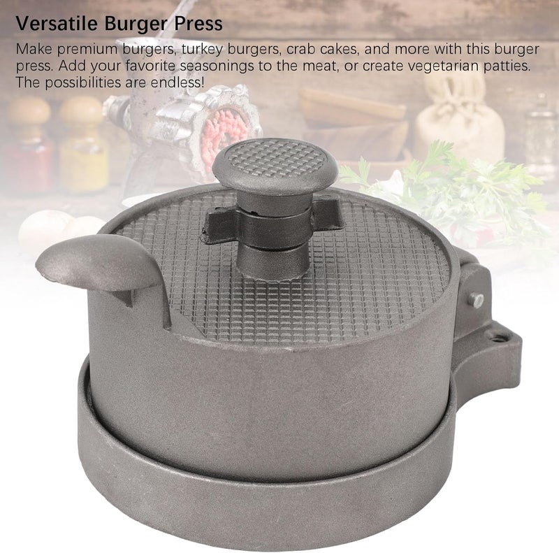 LIZEALUCKY Burger Press Hamburger Patty Maker Adjustable Thickness Nonstick Aluminum Alloy Burger Maker for BBQ Baking Stuffed Burgers Meat Presser Set with Patty Mould - Image 5