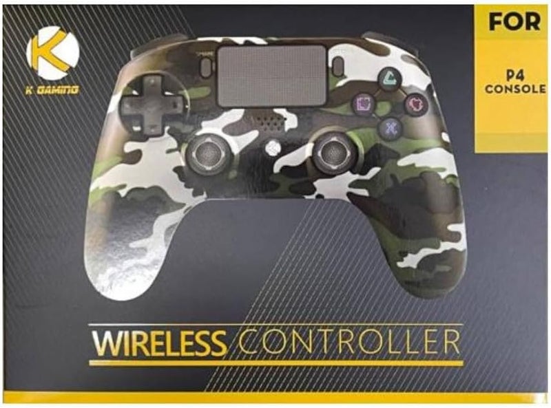 K Gaming Wireless PS4 Controller, Camo 4