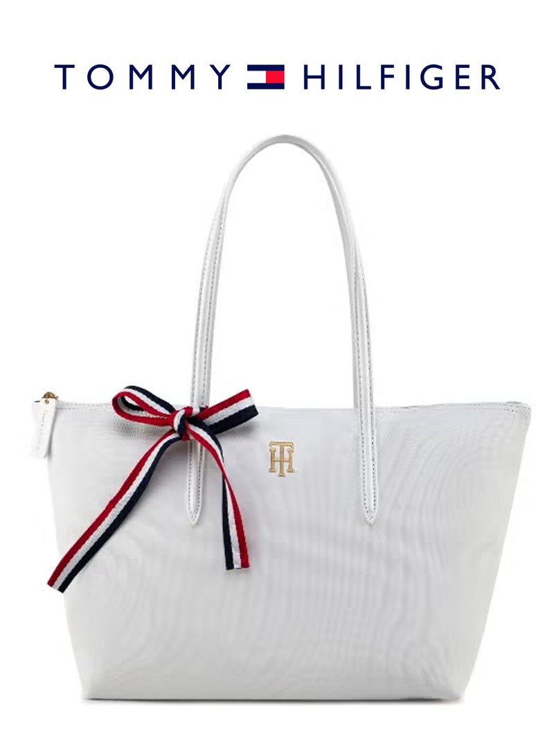 Tommy Girl Tommy Hilfiger Tote Bag for Women , Fashion Versatile Signature Tape Large Capacity Shoulder Bag Handbag for Travel, Work, Gym, - Image 1