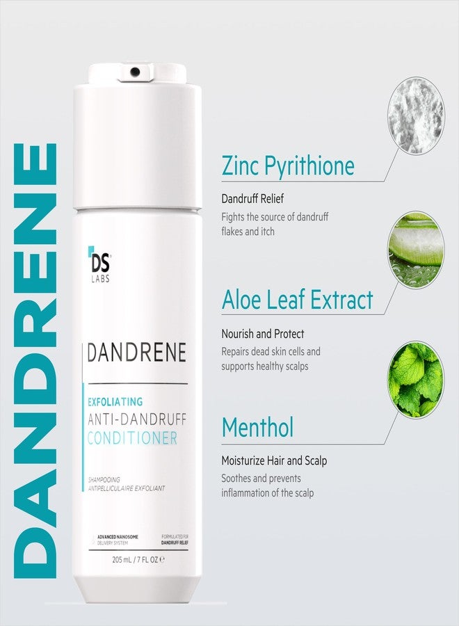 DS LABORATORIES DS Labs Dandrene Dandruff Conditioner - for Itchy, Flaky Scalp, Moisturizing Conditioner with Aloe Vera, Supports Scalp Health & Oil Control, For Seborrheic Dermatitis & Psoriasis, 205mL - Image 5