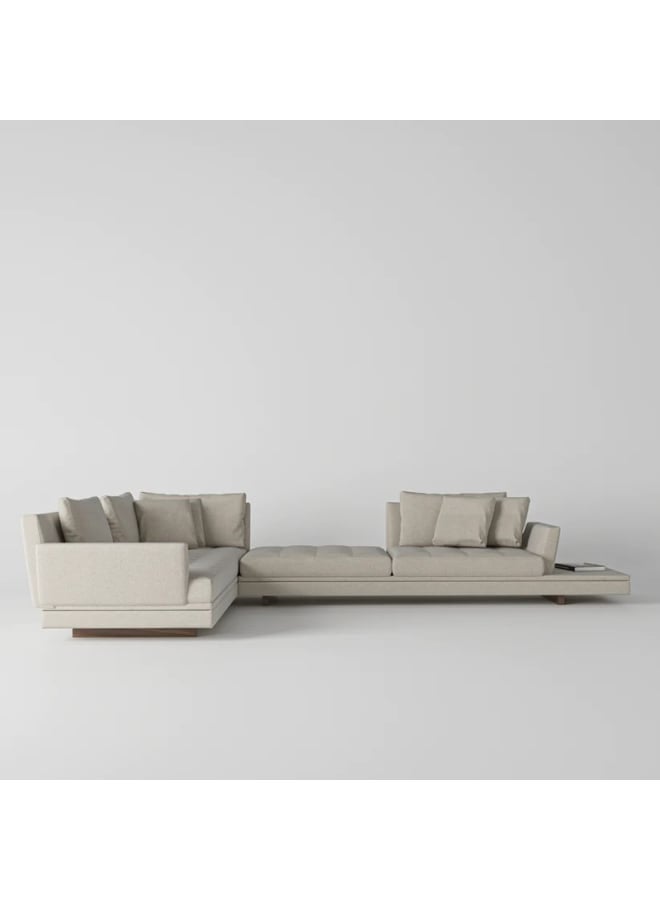 ريترو ركنة مودرن 280 سم – بيج - Image 1