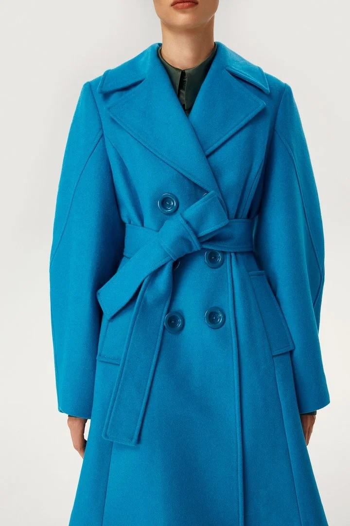 EXQUISE Wool Blend Coat