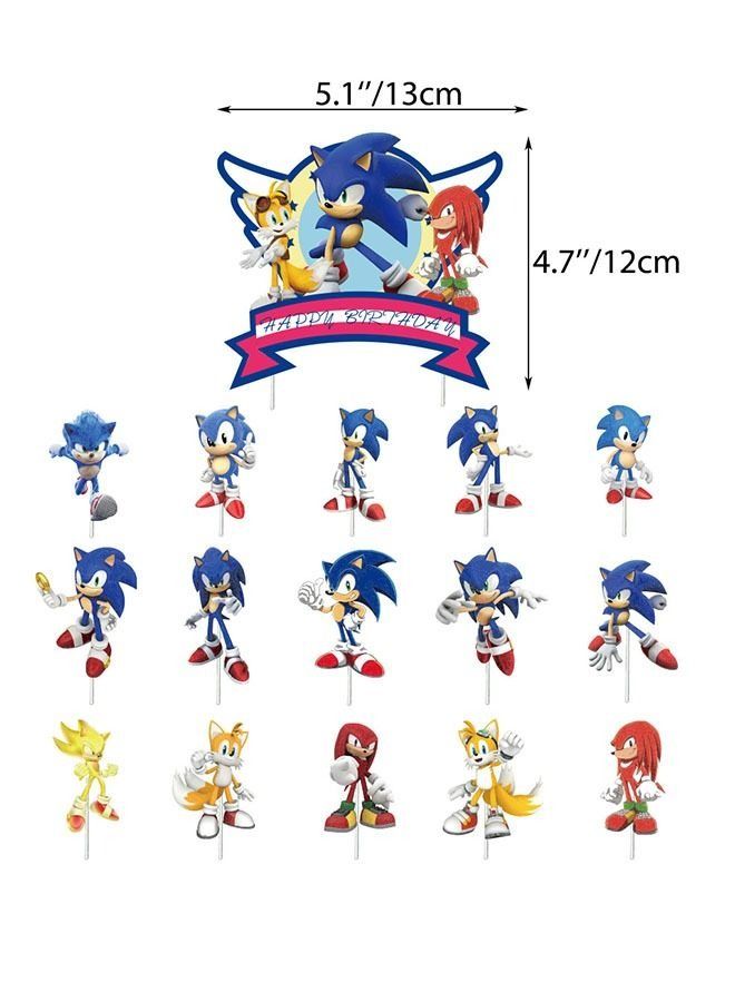 بيوينتي زينة حفلات أعياد الميلاد بتصميم القنفذ سونيك - Image 2