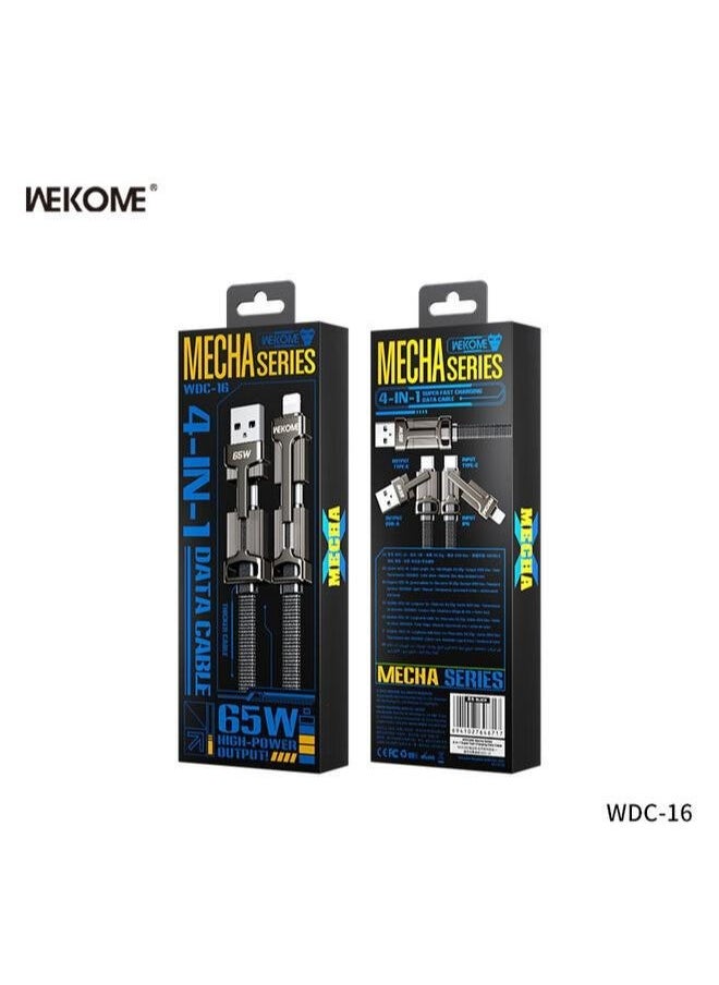 A Charging Cable with 4-in-1 design accommodating various charging ports and 65W high power output - pzsku/ZB915E01183DA6BB7C0C0Z/45/_/1719484276/6de9c8b6-f78a-4840-8b6c-8e11e331cc4c