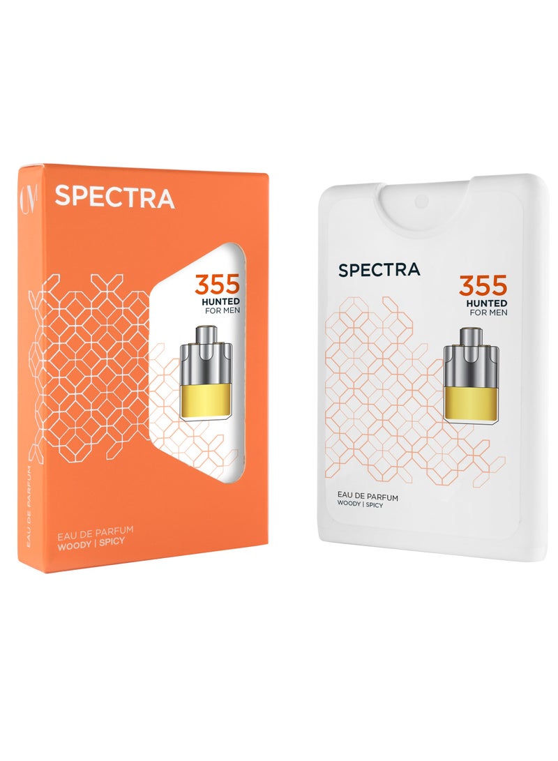 Spectra Pocket 355 Hunted EDP Perfume For Men - 18ml - Image 1