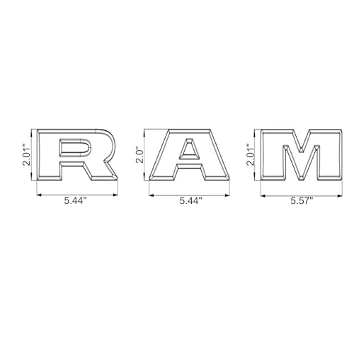 Autogem 2019-2025 RAM 1500 Carbon Decal Grille Emblem | Stylish Truck Badge Logo - Image 5