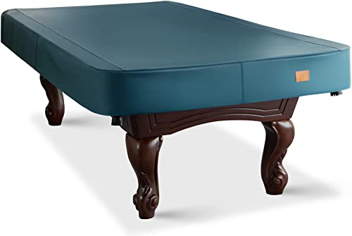 BEARCOVER Heavy Duty Leatherette Billiard Pool Table Cover, Waterproof & Tearproof Cover for Pool Table 7/8/9FT (10 Colors Available) (7 Feet/Malachite Green) - Image 1