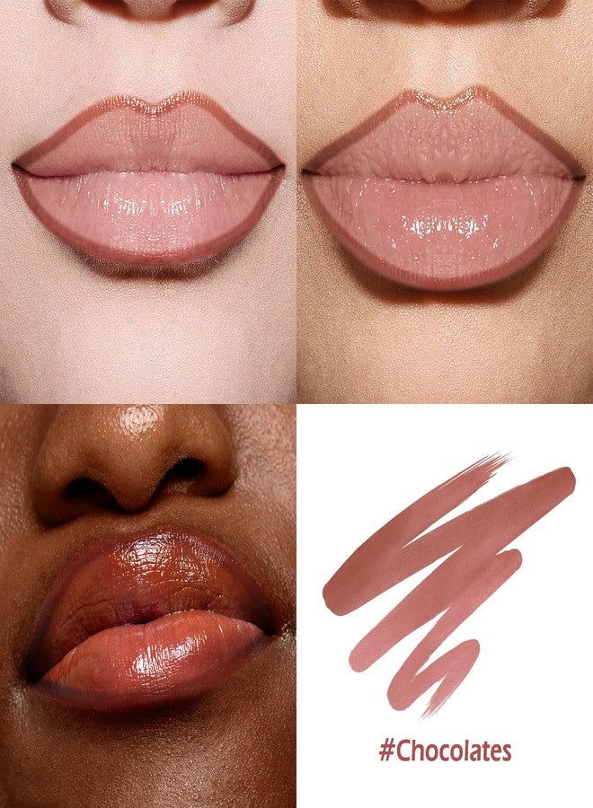 KIMUSE Peel Off Lip Liner Stain, Long Lasting Lip Tint Stain Peel Off, Waterproof, Transfer-Proof, Highly Pigmented Color Peel Off Lip Stain Liner, Matte Finish - Image 4