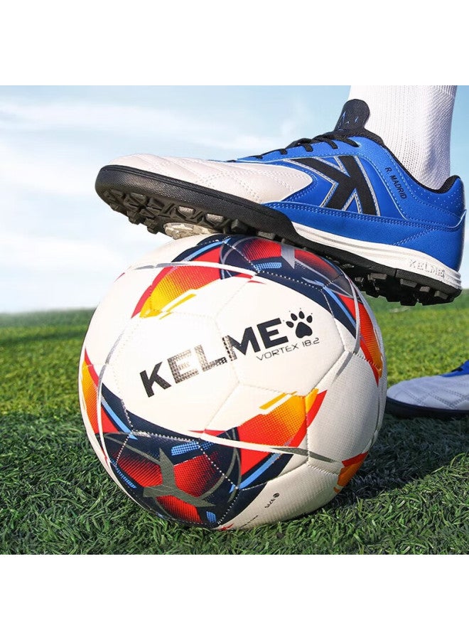 KELME كرة قدم مخيطة آليًا من كيلمي، مقاس 4 و 5، للبالغين والأطفال، معيار لامتحانات دخول المدارس المتوسطة، المنافسة، التدريب، تطوير الشباب، والطلاب، أصفر فوسفوري، مقاس 4 - Image 5