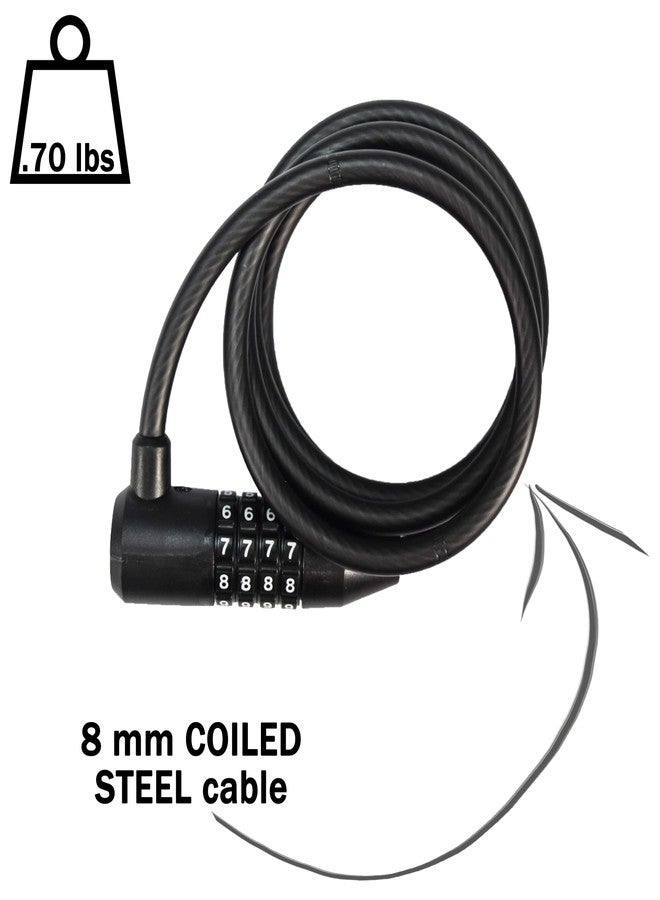 Kryptonite 004943 Kryptoflex 815 Key Cable 8Mmx150Cm, W/Brkt, New Locks, 8mm x 152cm - Image 2