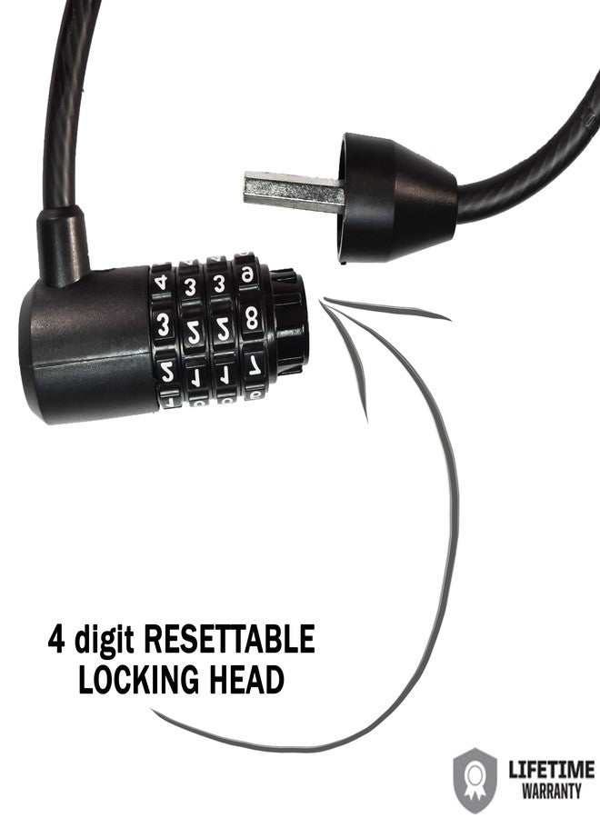 Kryptonite 004943 Kryptoflex 815 Key Cable 8Mmx150Cm, W/Brkt, New Locks, 8mm x 152cm - Image 3