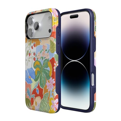 Casely iPhone 17 Pro Max Case | Botanical Blooms | Floral Patchwork | Bold Protective Design | Compatible with MagSafe - Image 2