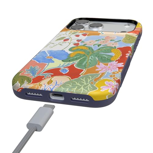 Casely iPhone 17 Pro Max Case | Botanical Blooms | Floral Patchwork | Bold Protective Design | Compatible with MagSafe - Image 5