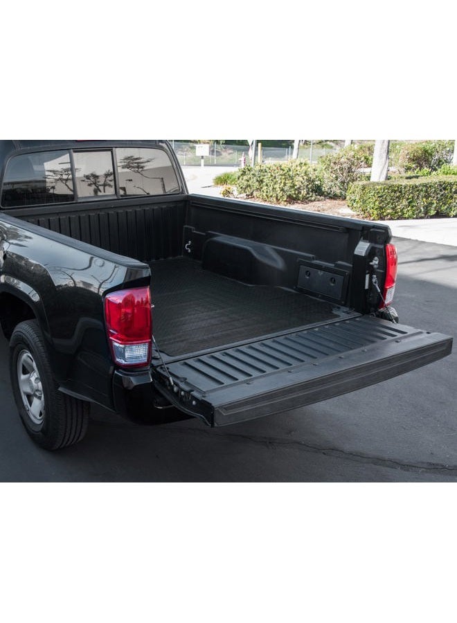 ARMORDILLO USA 8706213 Diamond Plate Rubber Truck Bed Mat - Black Fits 2009-2018 Dodge Ram 1500/2019-2022 1500 Classic 5.7 Feet (68.4") Short Bed Rambox Cargo Management System - Image 4