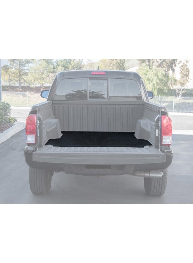 ARMORDILLO USA 8706213 Diamond Plate Rubber Truck Bed Mat - Black Fits 2009-2018 Dodge Ram 1500/2019-2022 1500 Classic 5.7 Feet (68.4") Short Bed Rambox Cargo Management System - Image 3