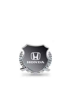Honda Metal Decal Vehicle Sticker Silver Body Vinyl Honda  - Image 1