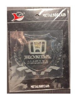 Honda Metal Decal Vehicle Sticker Silver Body Vinyl Honda  - Image 2