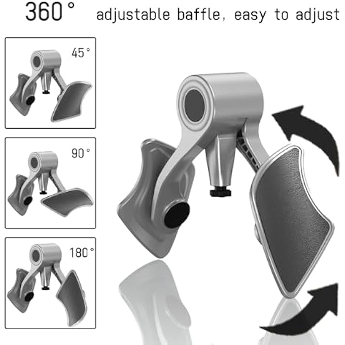 rayihni Men'S Kegel Trainer For Pelvic Floor Muscle Repair - Strength-Adjustable Sphincter Exerciser Thigh Master For Home And Office Fitness, For Women Men Valentine'S Day (Grey) - Image 2