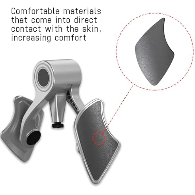 rayihni Men'S Kegel Trainer For Pelvic Floor Muscle Repair - Strength-Adjustable Sphincter Exerciser Thigh Master For Home And Office Fitness, For Women Men Valentine'S Day (Grey) - Image 4