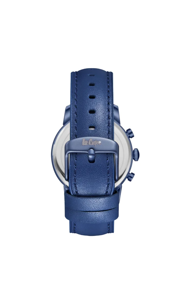 Lee Cooper LEE COOPER LC08085.999 Men's Multi Function Display Watch & Leather Strap Dark Blue