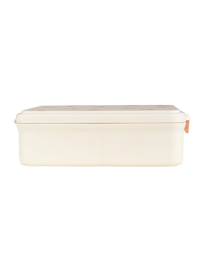 Citron Grand Lunchbox With 4 Compartments For Kids - Includes 1 Thermos Food Jar And 1 Sauce Container, Leak Proof And Bpa Free Lunch Box For Kids - Cherry