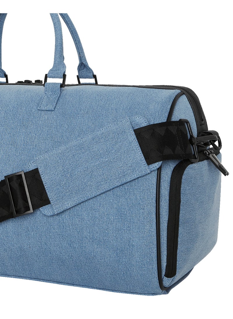 SPRAYGROUND DENIM SHARK DUFFLE  - Image 5