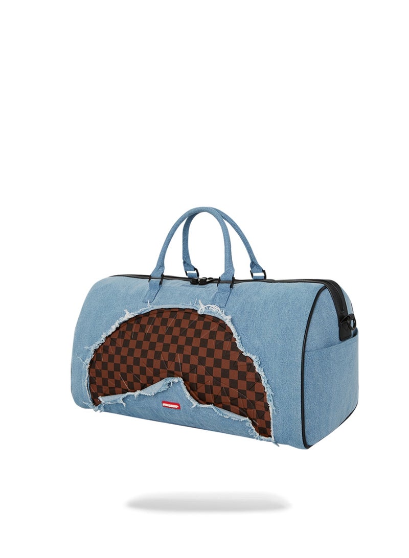 SPRAYGROUND DENIM SHARK DUFFLE  - Image 3