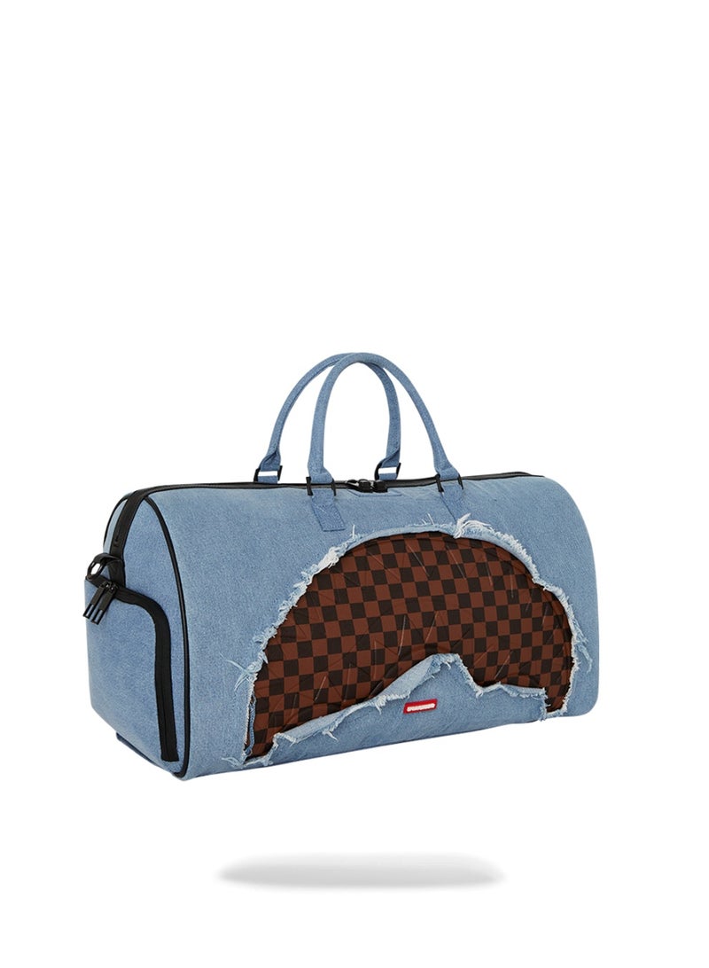 SPRAYGROUND DENIM SHARK DUFFLE  - Image 2