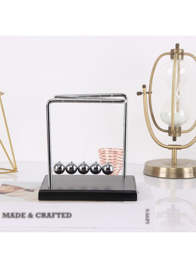 Extreme Space Jidukongjian Newton's Cradle Balance Ball, Office And Home Decor Ornament, Stress Relief Device, Pendulum, Birthday Gift For Friends - Image 5