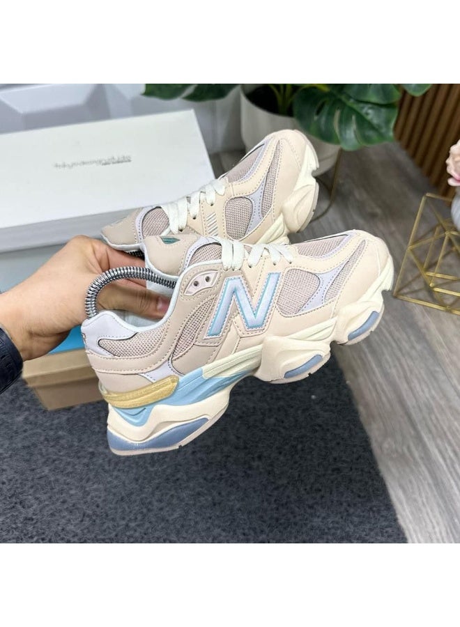 نيو بالانس حذاء رياضي نسائي من نيو بالانس 9060 - لون كريمي عاجي - Image 2