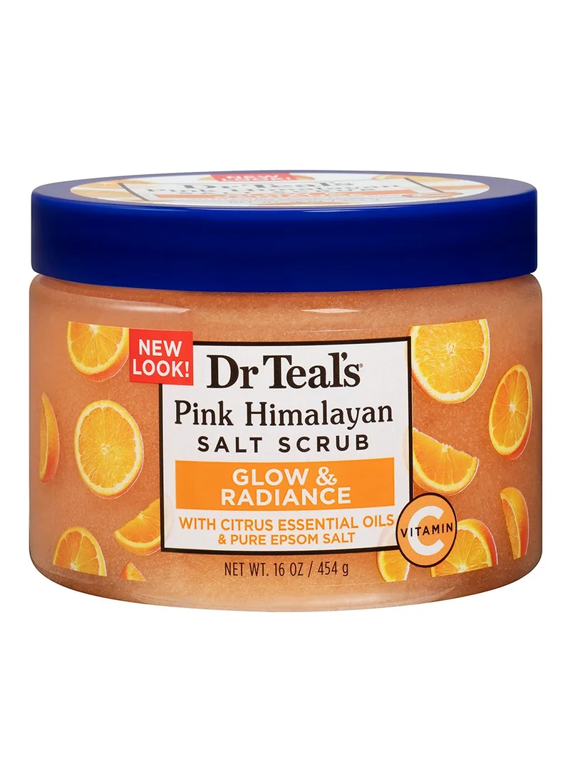 دكتور تيل Dr Teal's Epsom Salt Body Scrub Vitamin C 454g