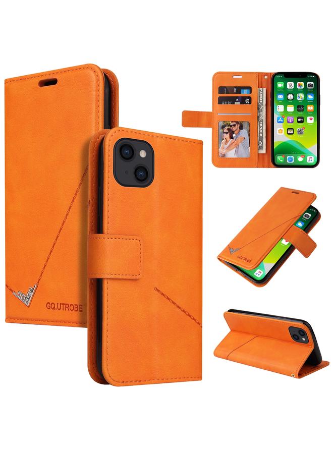 The Bros Case For iPhone 13 mini Right Angle Leather Phone Case