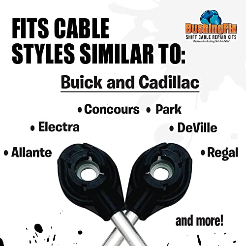 BushingFix.com BushingFix GI1KIT Automatic Transmission Shift Cable Bushing Repair Kit, Transmission Repair Kit for Shift Bushing Fits Oldsmobile, Chevy, Buick, Pontiac, Cadillac, and More Models, Easy Repair - Image 5