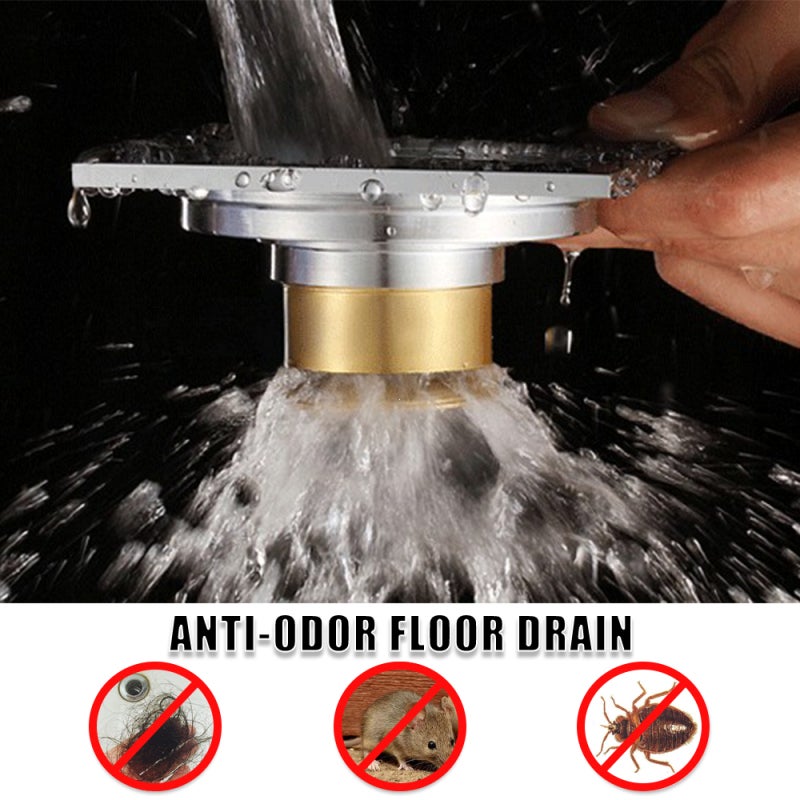 Shower Drain: Type 1 Anti-Clogging Drain Cover - Anti-Odor Drain Protector for Bathroom Bathtub Kitchen Drain - Image 5