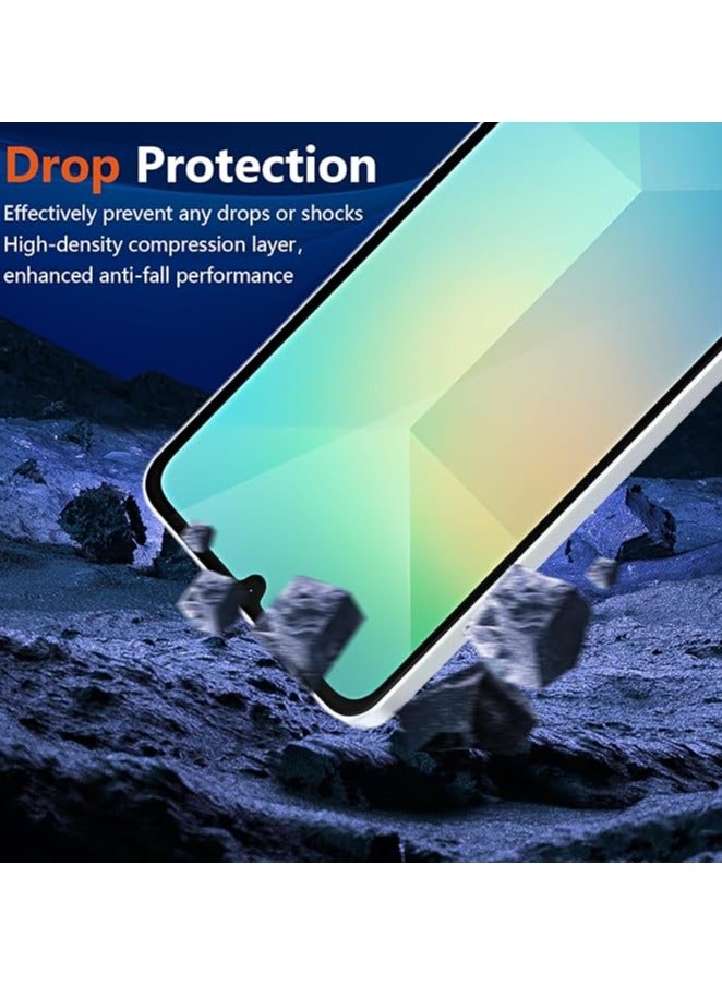 2 Pack For Samsung Galaxy A06 Screen Protector Tempered glass film,HD-Clear Tempered Glass Screen Protector [3D Touch][Bubble-Free][Anti-Scratch]