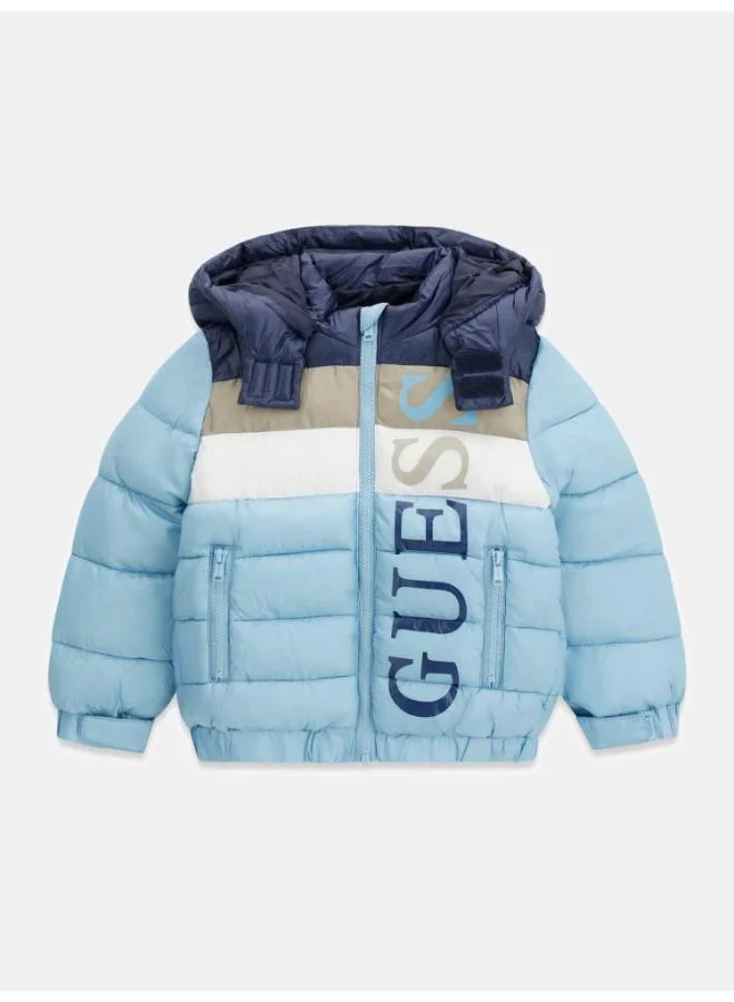 GUESS Kids Hooded Padded Puffer jacket