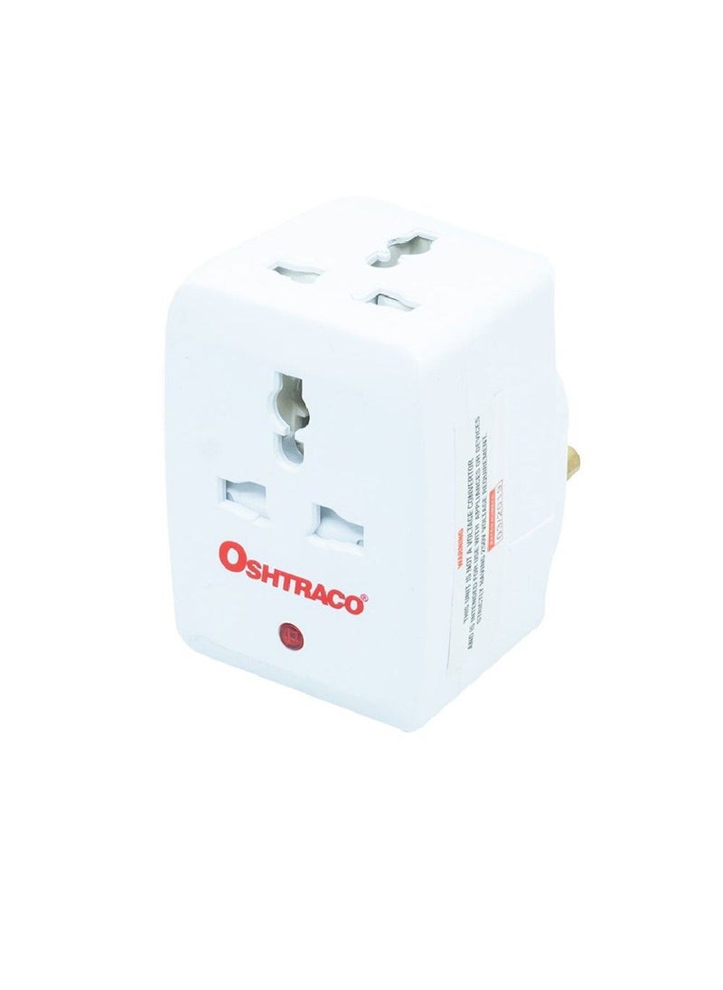 OSHTRACO Oshtraco 15 Amp 3 Way Socket Adapter With Neon  - Image 1